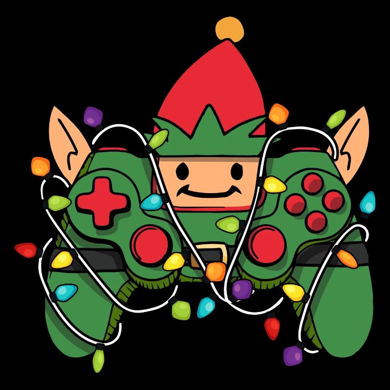 Manette de jeu de Noël