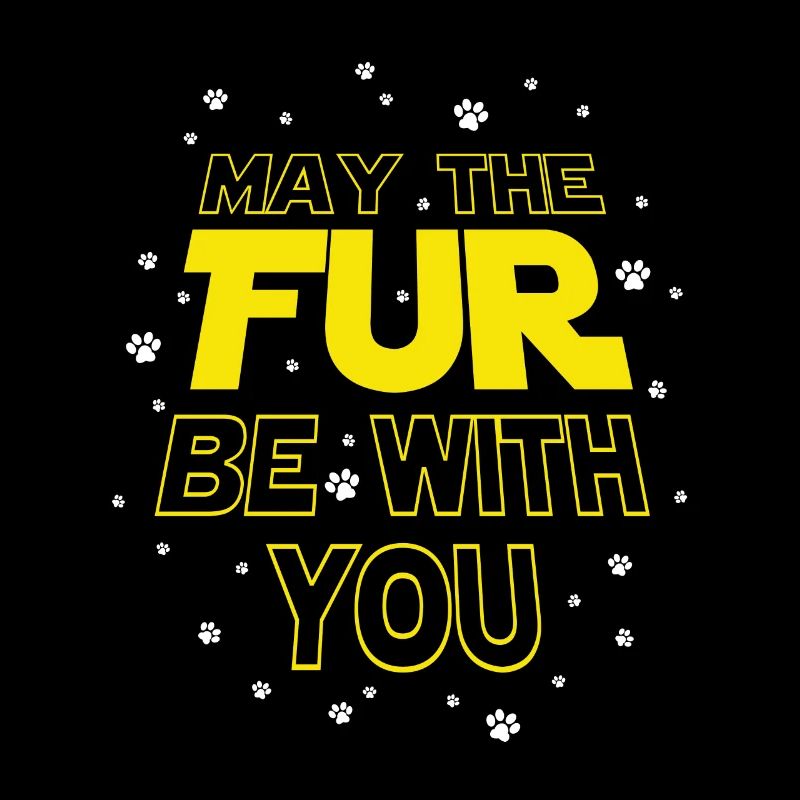 Que la fourrure soit avec toi - Cat Stars Paws