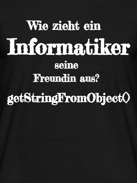 Informatiker Witz getstringfromobject