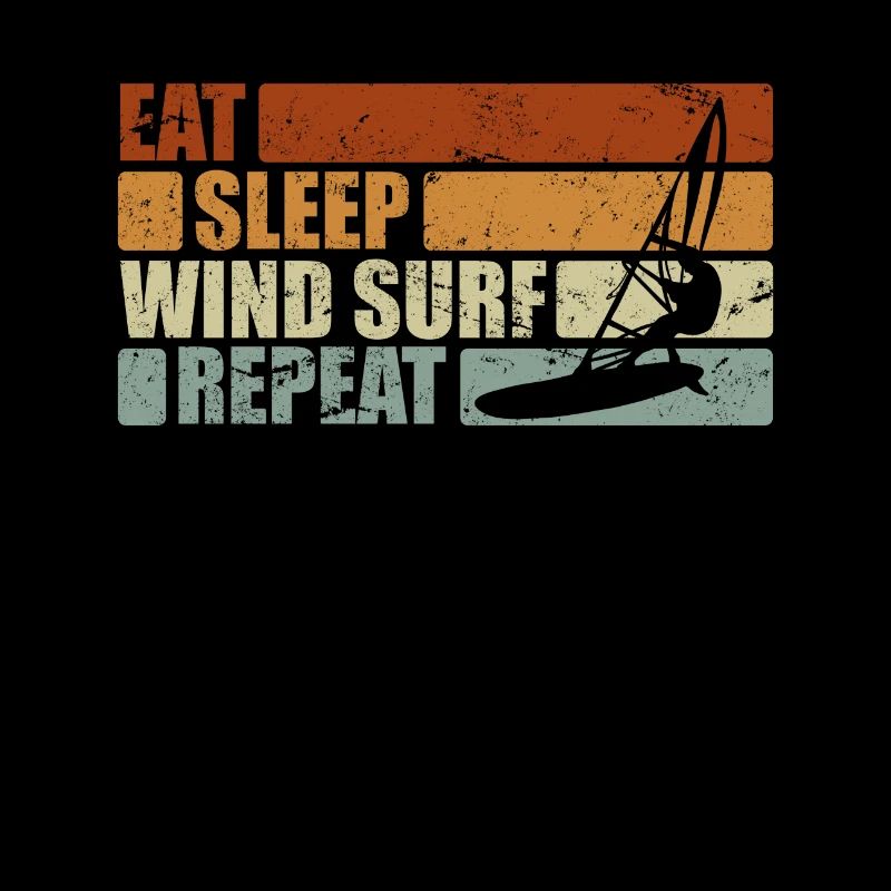 Eat Sleep Windsurf Repeat Cadeau windsurfer
