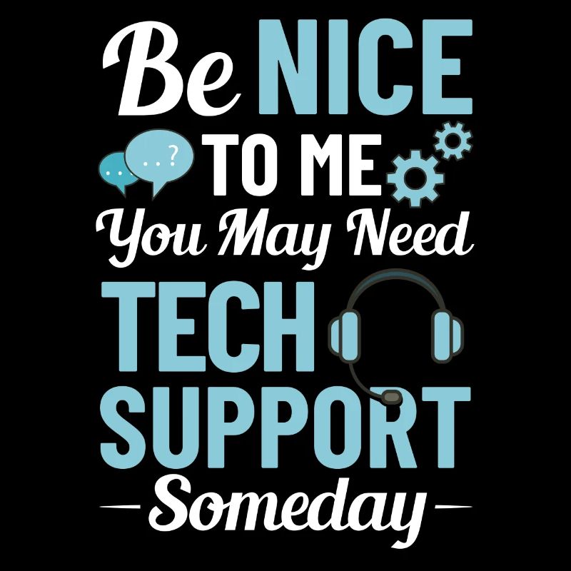 Tech Support IT Technischer Hilfe Helpdesk