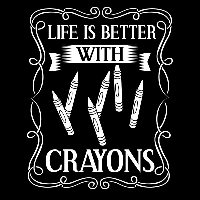 Crayon Box Colored Pencil Wax Case Wax Crayon
