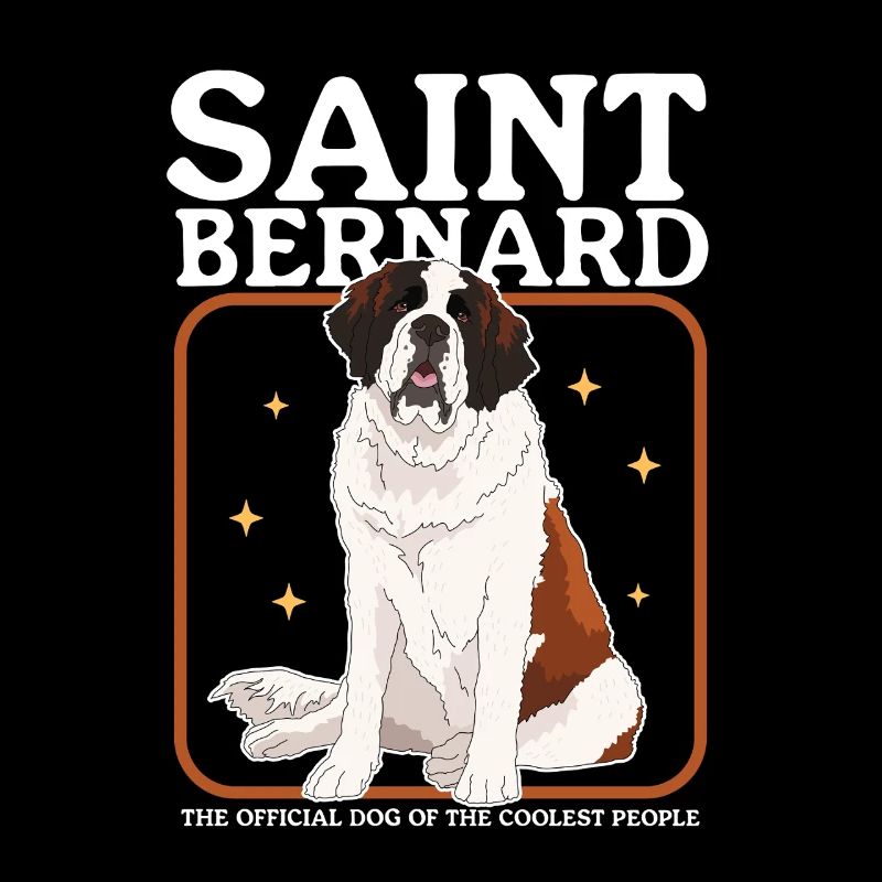 Chiens de Saint-Bernard Cadeau de chien de Saint-Bernard