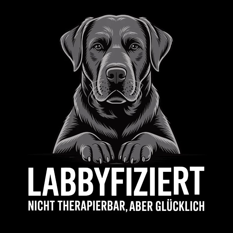 Labbyfiziert black Labrador