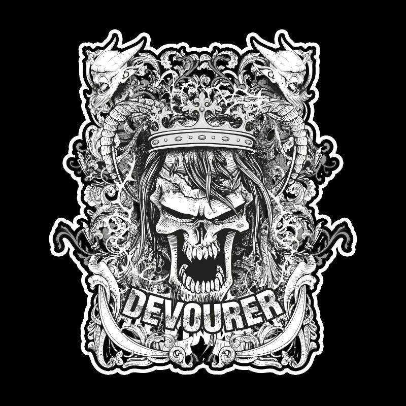 Devourer Totenschädel Skull