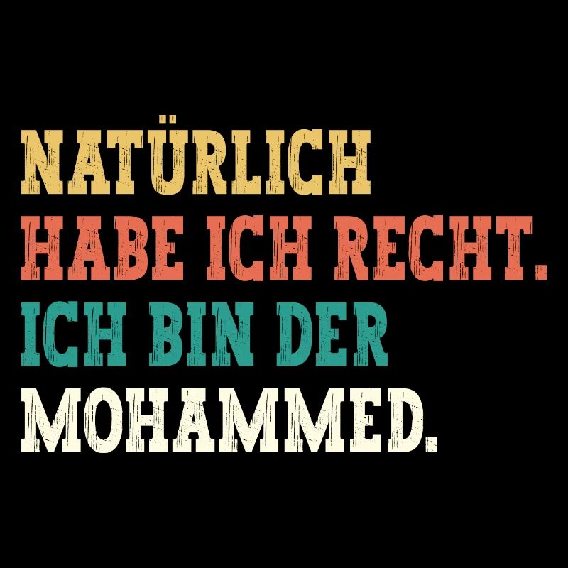 Mohammed Lustiger Spruch Vorname Name Mohammed
