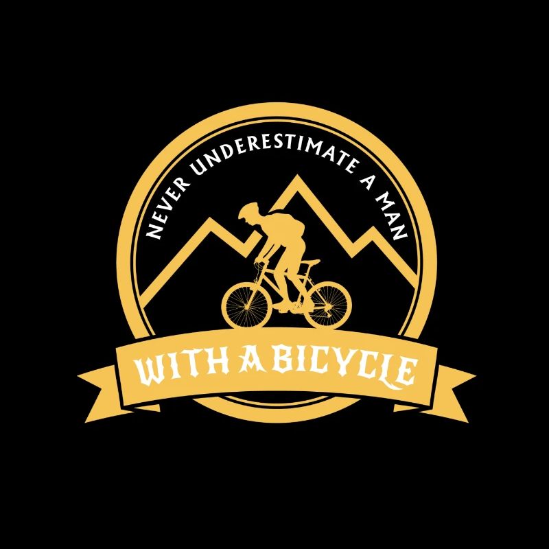 NEVER UNDERESTIMATE A MAN WITH BICYCLE!