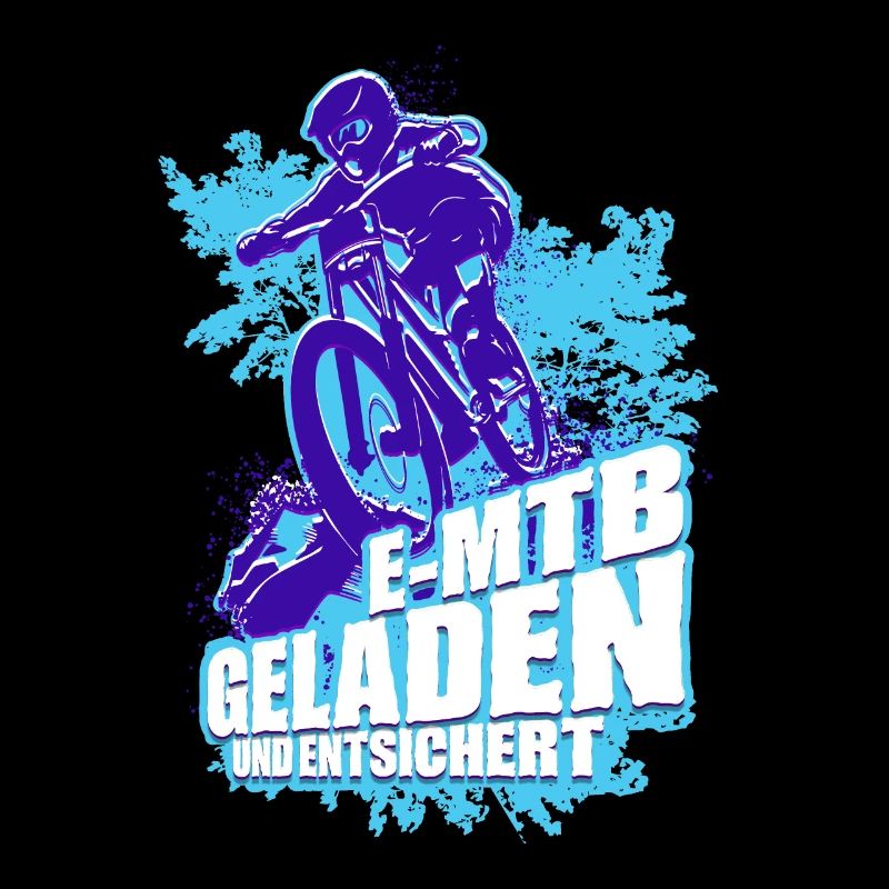 E-MTB Pedelec E-Bike chargé et non sécurisé