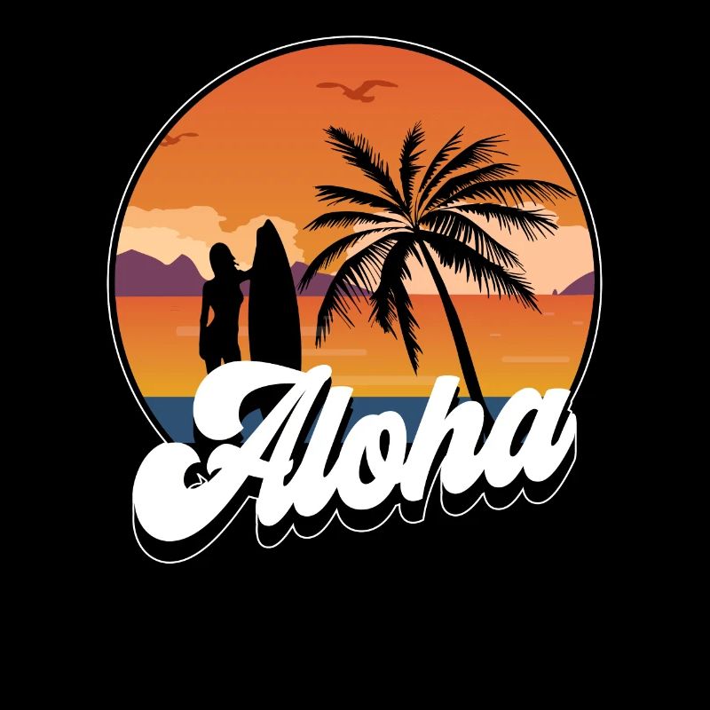 Surfing Surf Surfer Aloha
