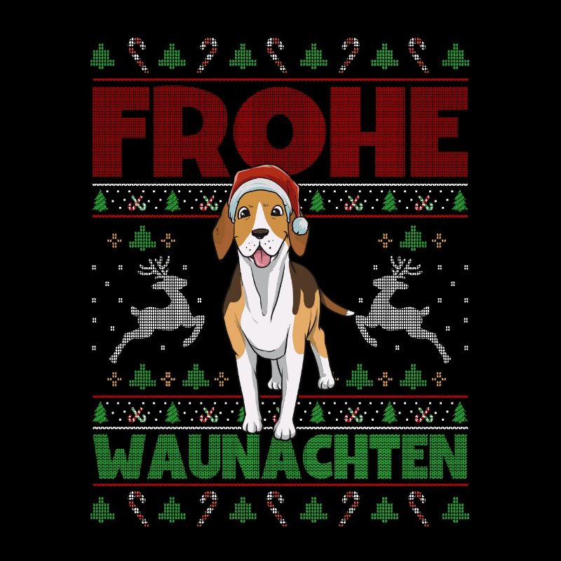 Frohe Weihnachten Beagle