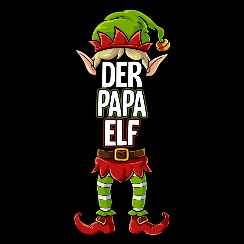 Papa Elf Partnerlook Weihnachten