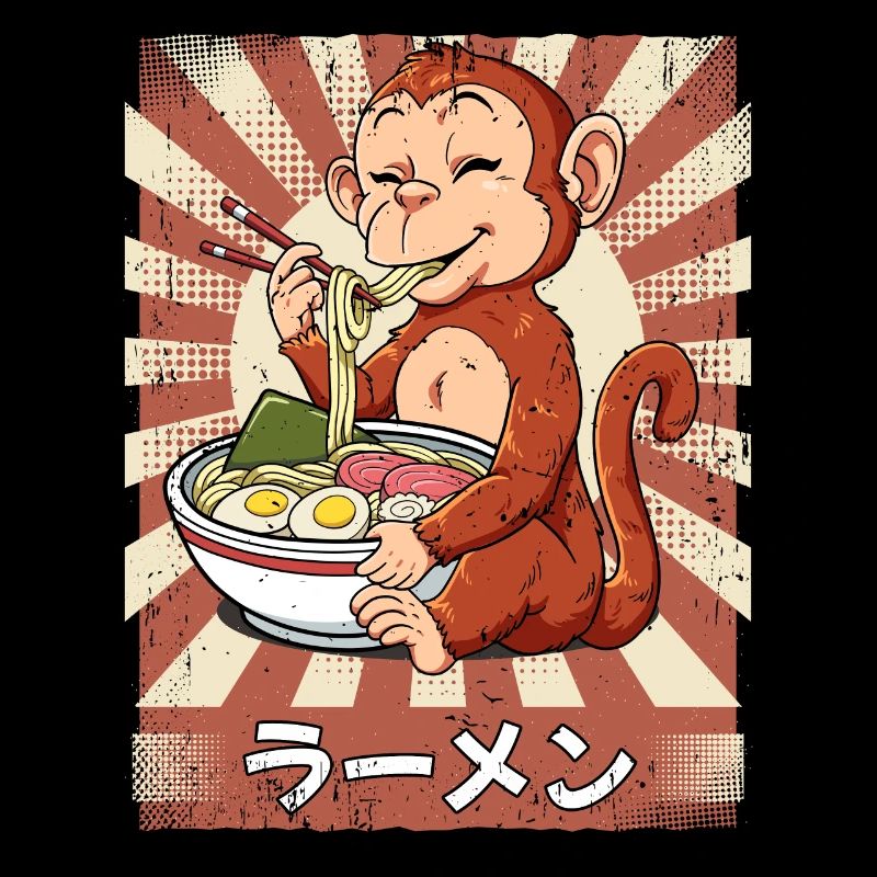 ramen monkey noodle soup ramen