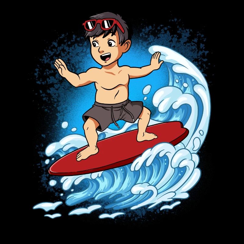 Wave surfers Surfers Surfers