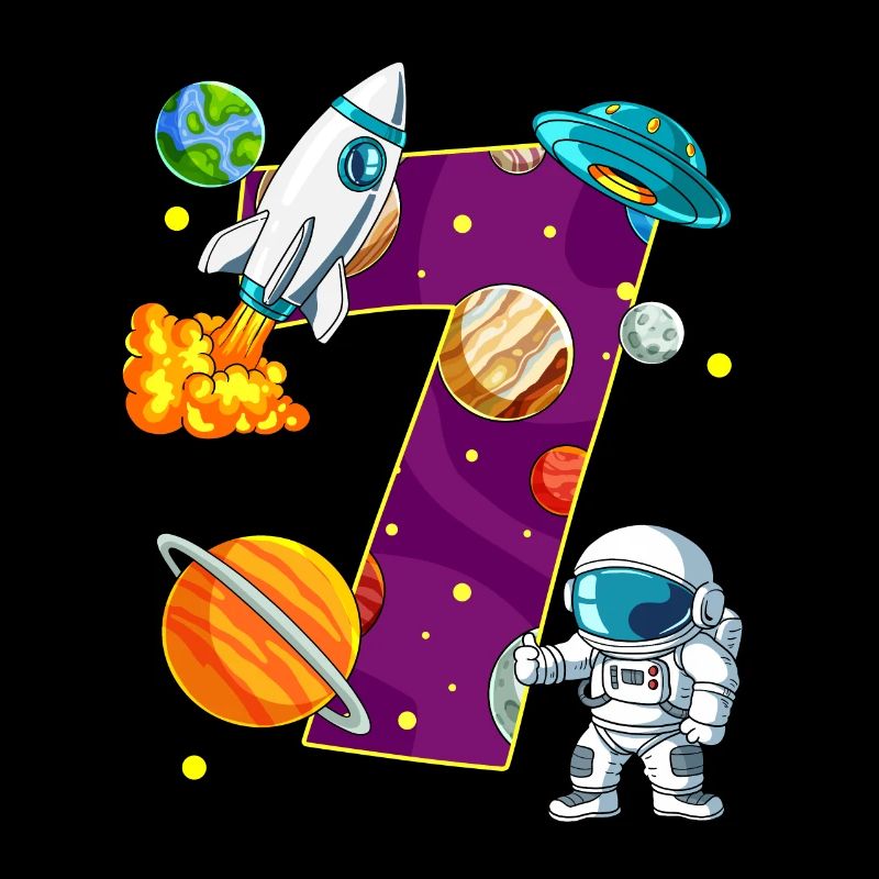 7 Anniversaire Astronaute de l’espace 7 ans