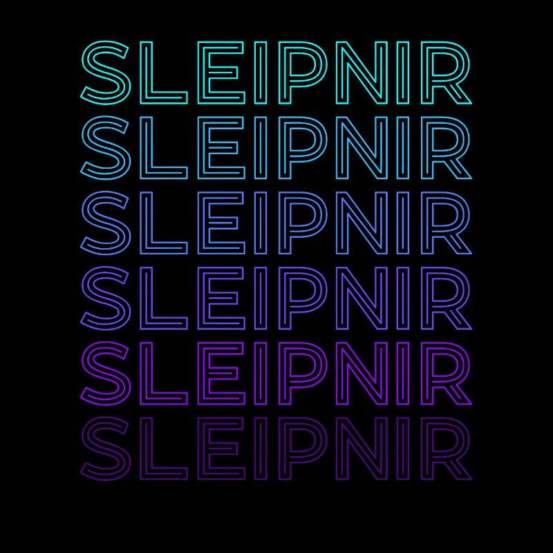 Sleipnir Nordic Odin Cheval Viking Rétro