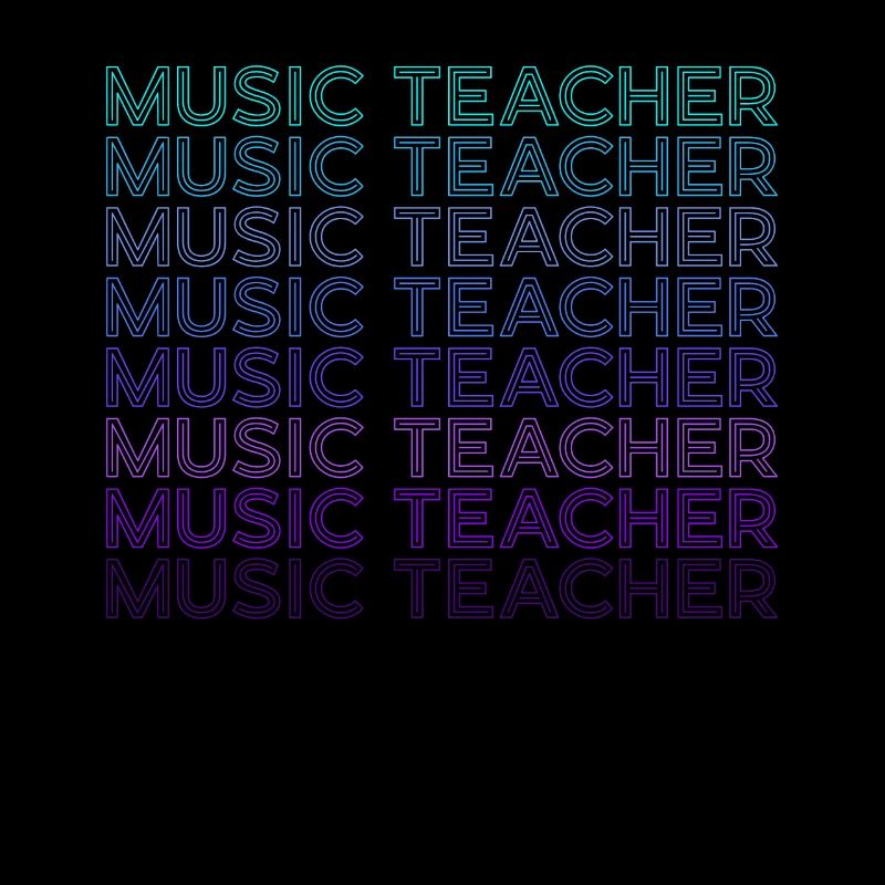 Professeur de musique Rétro
