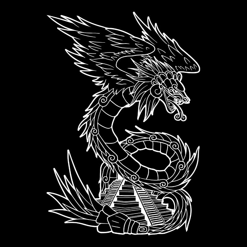 Quetzalcoatl Ancient Aztec Serpent Mayan Tempe