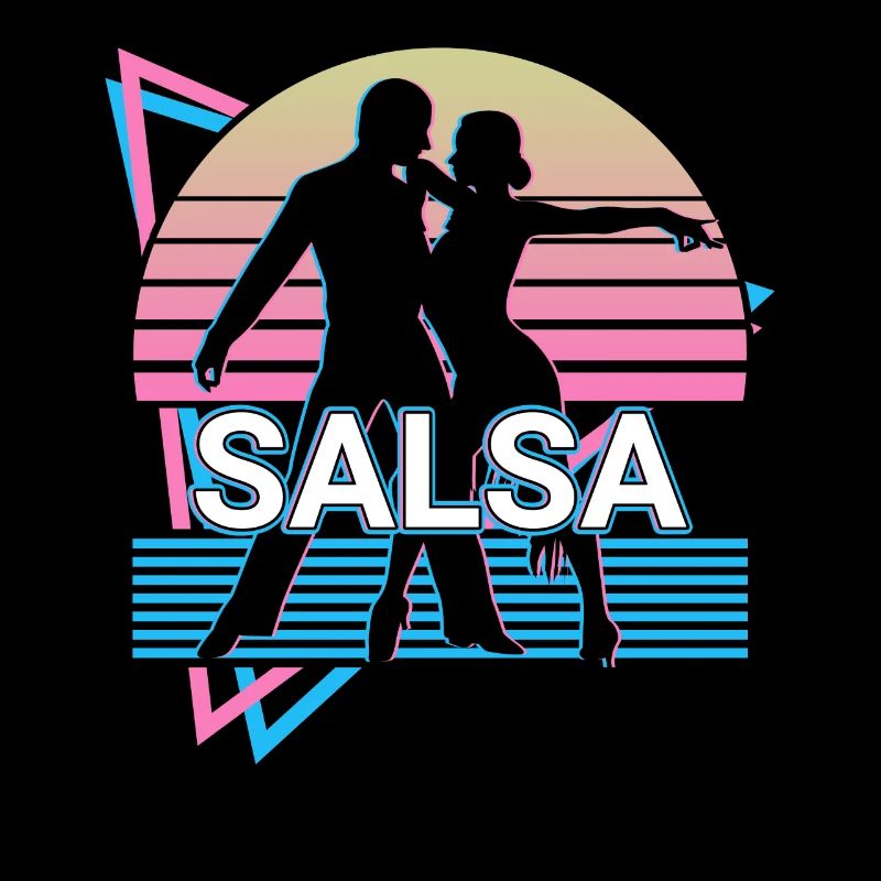 Salsa Tanzen Salsa Tänzer Retro Geschenk
