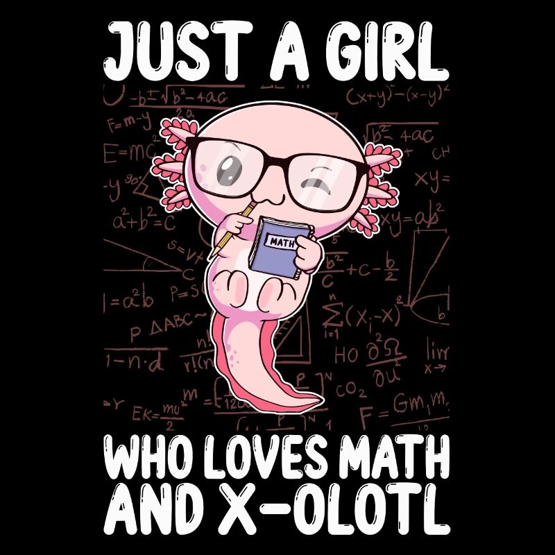 Drôle math Kawaii Axolotl Cadeau