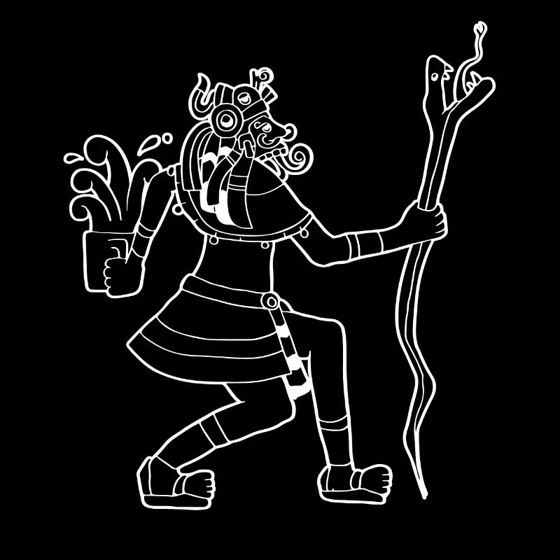 Tlaloc Aztekischer Regengott Aztekischer Gott Nahu