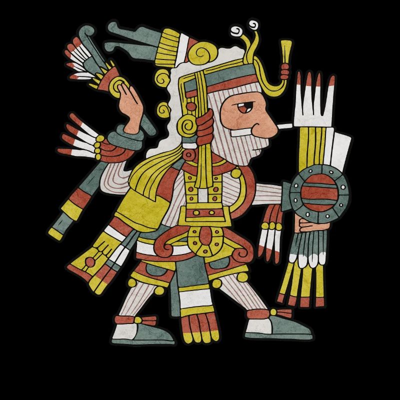Mixcoatl Aztec God Cloud Serpent Maya Inka Tolt