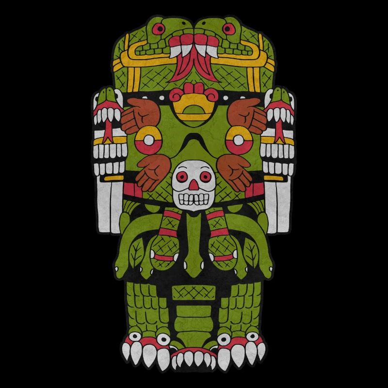 Coatlicue Déesse Aztèque Déesse de la Terre Maya Inca