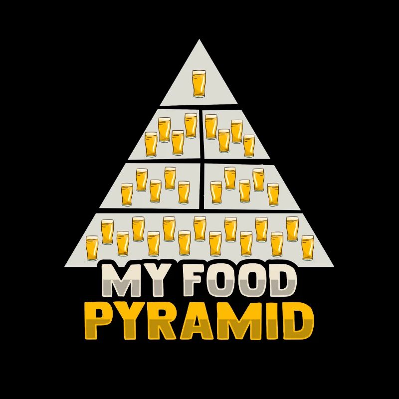 Pyramide alimentaire pour un buveur de bière