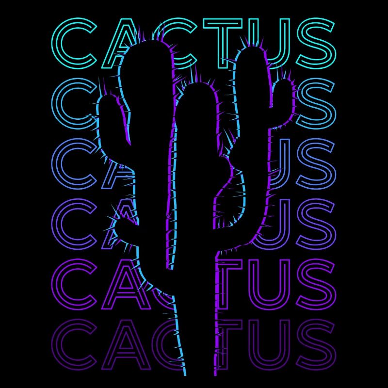 Cactus Cactus Retro Cadeau