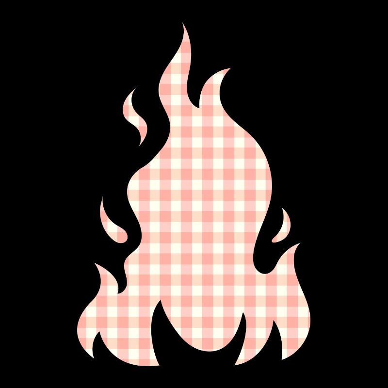 Danish Pastel Aesthetic Flame Fire