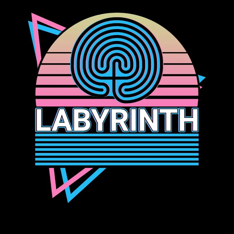Labyrinthe Paganisme Wicca Wiccan Rétro