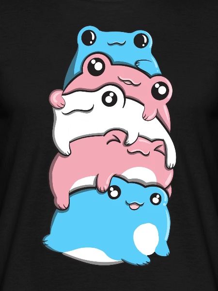 Transgender Pride Frog Pile Transgender Flag