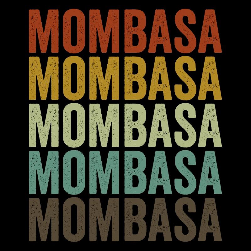 Mombasa Kenya Rétro Vintage