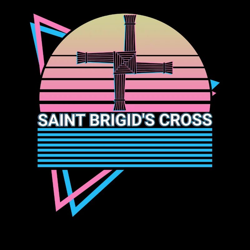 Das Kreuz der Heiligen Brigid Retro