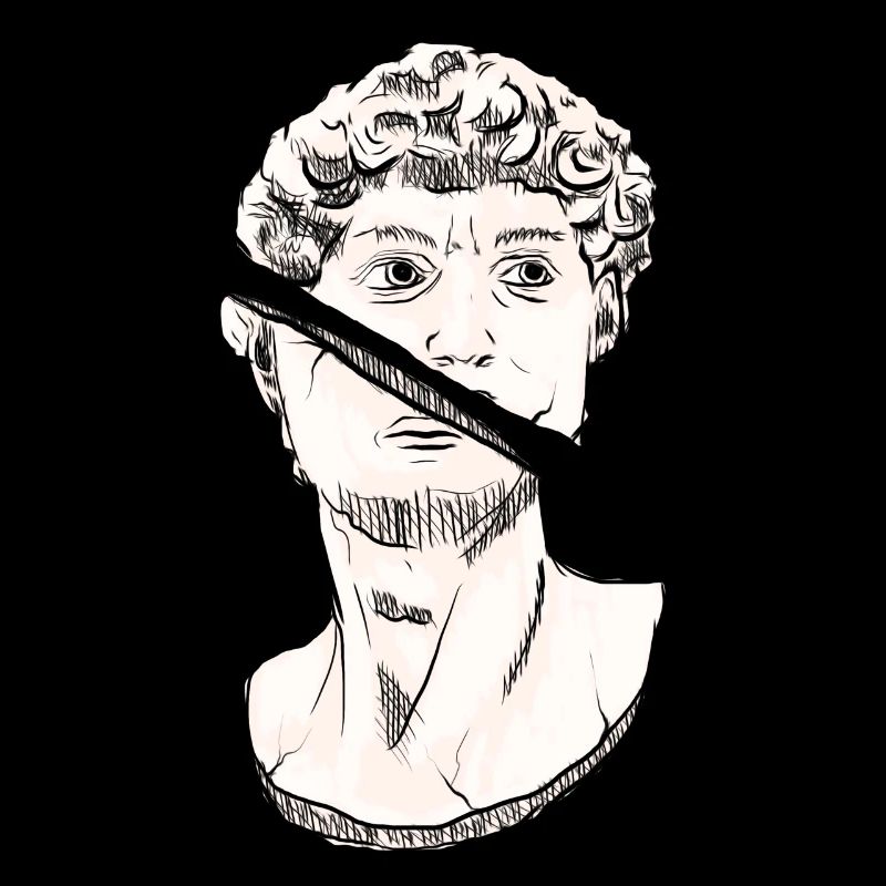 Art Academia Esthétique David Statue Statue grecque
