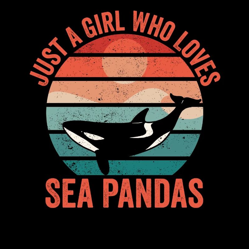 Drôle d’orque de mer Panda Rétro