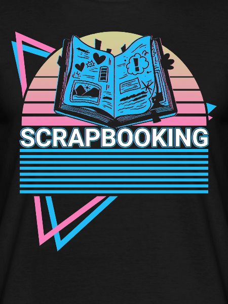 Scrapbooking Einklebebuch Retro