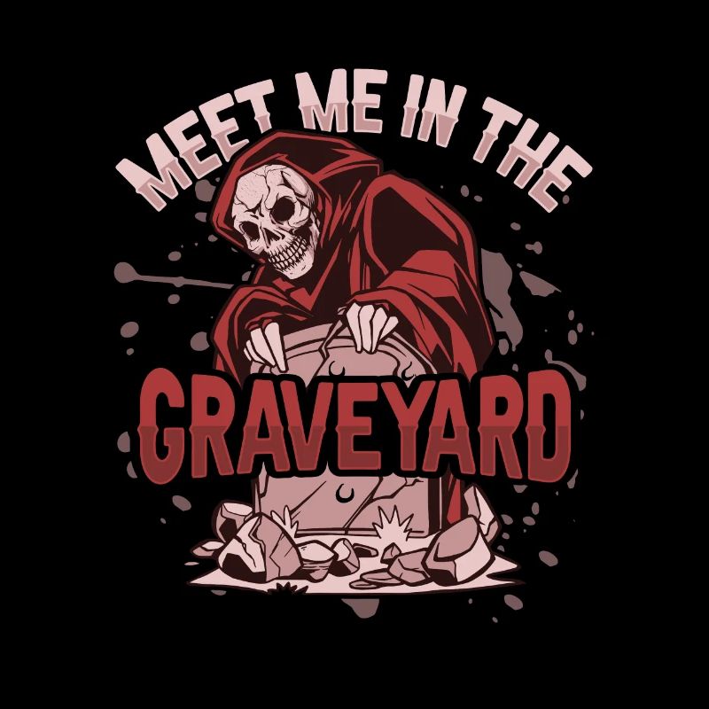 Undead Cemetery Necromancer design for a