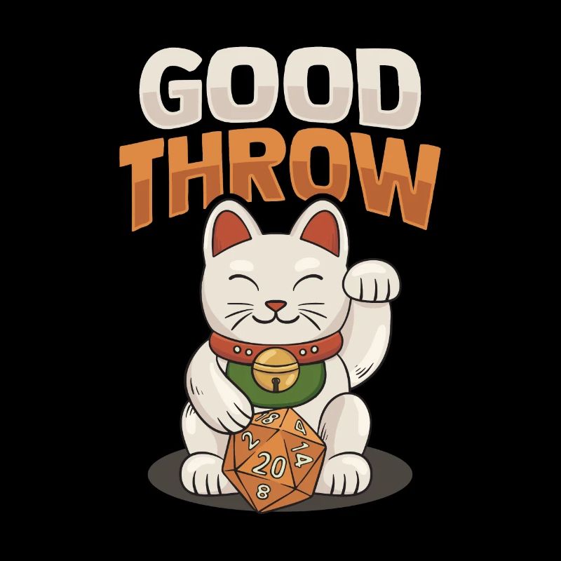 Chinese Cat Waving Design for a