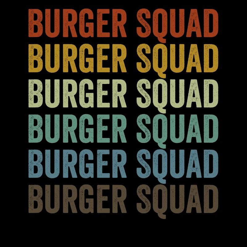Burger Squad Burger-Liebhaber Burger-Fans Burger-T