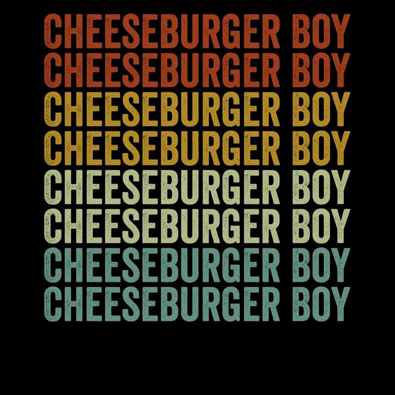 Cheeseburger Boy Burger Lovers Funny Cheeseb