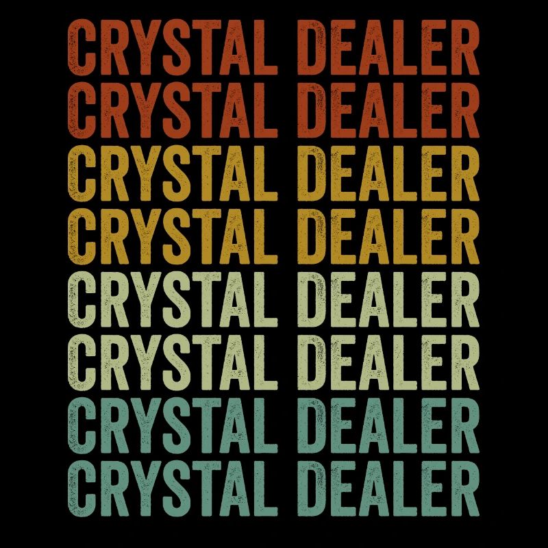 Crystal Merchant Rock Collectionneur Géologue Crystal