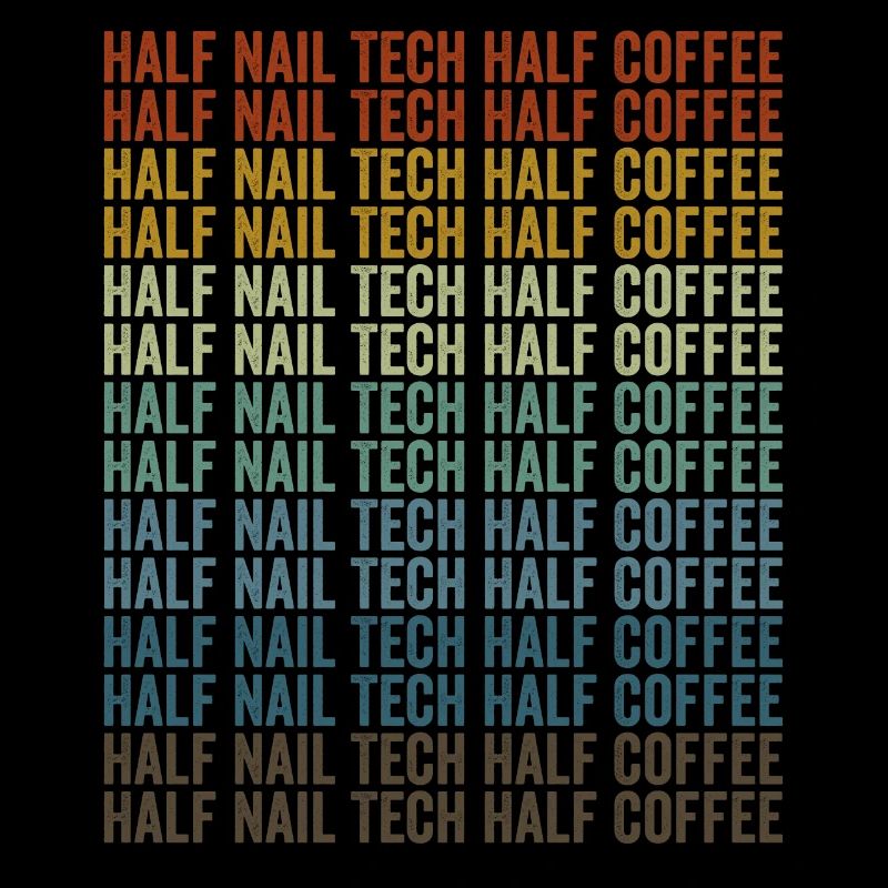 Halb Nageltechniker halb Kaffeenageltechnologe