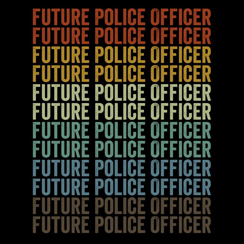Zukünftiger Polizeibeamter Polizeibeamter