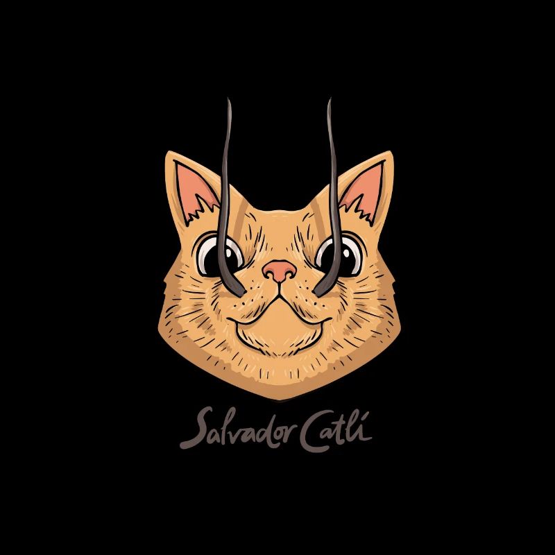 Cat Surrealist Visual Arts Cat for Artists