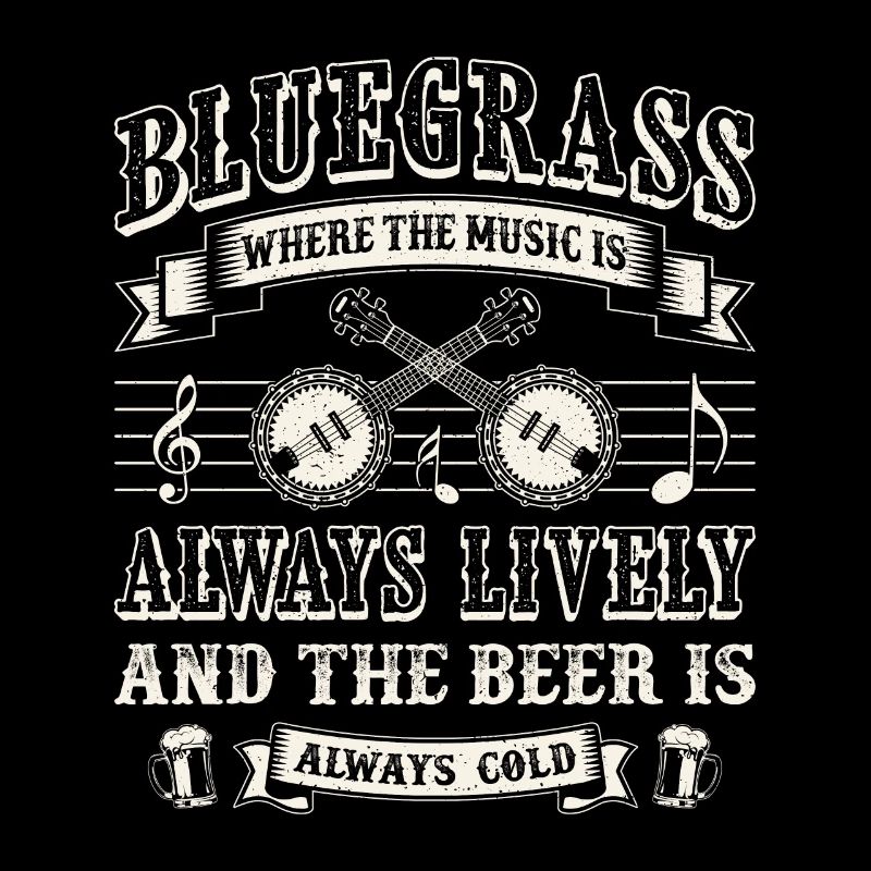 Drôle de conception de musicien de bluegrass pour