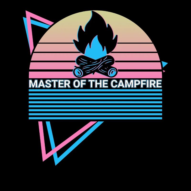 Fun camping camper Camp Retro