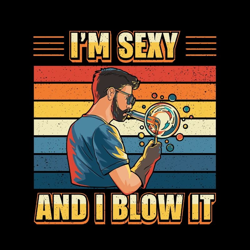 Handblown glass design for a glassblower
