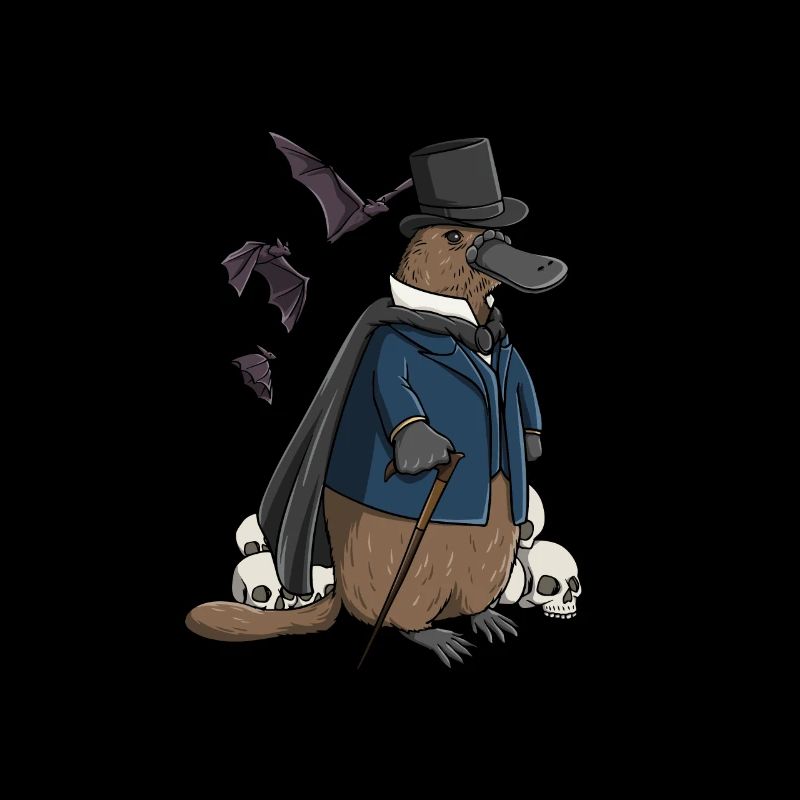 Grunge Platypus Graphic Emo Platypus Lovers