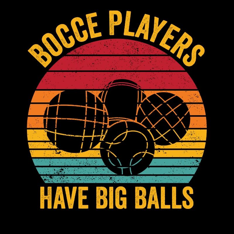 Funny Boccia Ball Retro