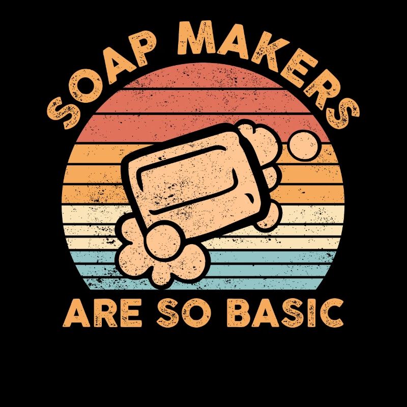 Funny soap making soap maker